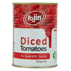 کنسرو گوجه فرنگی خرد شده روژین | خرید محصولات روژین | فروشگاه آنلاین سام شاپ