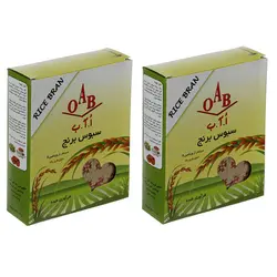 سبوس برنج اُ آ ب - 200 گرم بسته 2 عددی