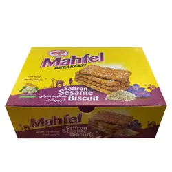 بیسکوییت زعفرانی با کنجد جمانه - 480 گرم