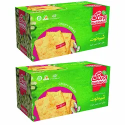 بیسکویت رژیمی بدون شکر با شیره توت اورنگ - 380 گرم بسته 2 عددی