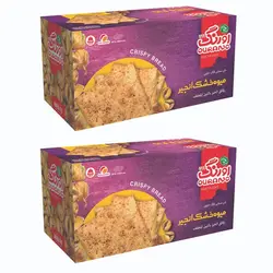 بیسکویت رژیمی بدون شکر با انجیر خشک اورنگ - 380 گرم بسته 2 عددی