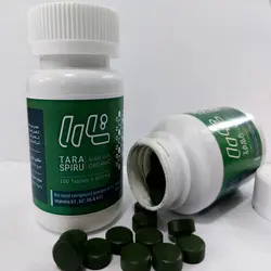 جلبک اسپیرولینا خوراکی طعم دارچین تارا بسته 100 عددی