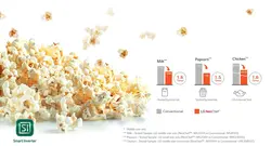 مایکروویو ال جی مشکی 42 لیتر ولوم دار مدل MH8265DIS