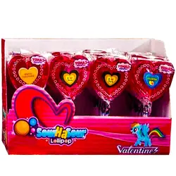 سور آبنبات قلب شیشه ای(تعداد در کارتن 6 پک)