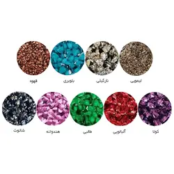سور آبنبات کندی ریز 9 رنگ(تعداد در کارتن 6 بسته)
