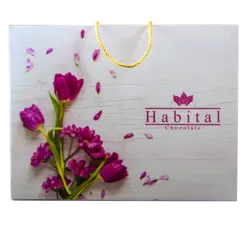 شکلات کادویی گل صورتی