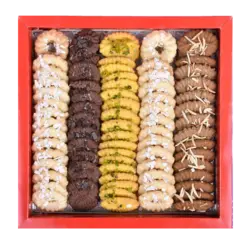 شیرینی بیسکویت شکلاتی