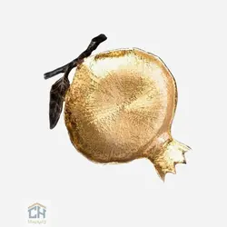 نقل خوری انار بزرگ گلدکیش طرح BRASS مدل GK841214