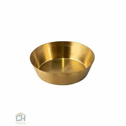 کاسه آجیل کوچک استیل طلایی گلدکیش مدل 3-194