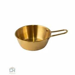 پیمانه کوچک تک دسته استیل طلایی گلدکیش مدل 3-236