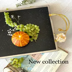 سینی سنگ و استیل گل شقایق 228125