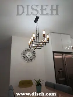 linear chandelier modern - دیسه