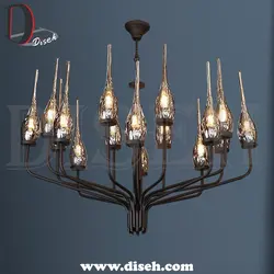 لوستر نئوکلاسیک طلایی برای پذیرایی | دیسه