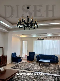 لوستر یک طبقه طلایی برای آپارتمان | دیسه
