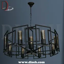 لوستر لوکس جدید مشکی