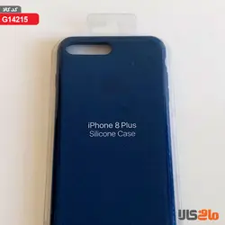 کاور سیلیکونی برای گوشی موبایل اپل مدل iphone 8 plus(آبی نفتی)