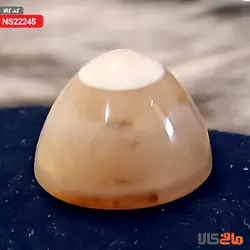 عقیق باباقوری شیری رنگ (سایز درشت)