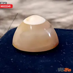 عقیق باباقوری شیری رنگ (سایز درشت)