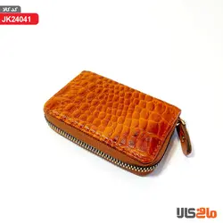 جاکارتی چرم مصنوعی (طرح سنگی) زیپ دار
