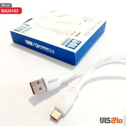کابل شارژ اورجینال PECTOR پکتور 120W مدل X50 تایپ سی