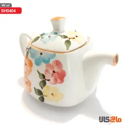 قوری چینی گلدار چهار گوش - فروشگاه مافی