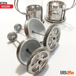 فرنچ پرس 350 و 600 میل استیل - فروشگاه مافی