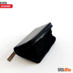 جاکارتی چرم مصنوعی (مشکی) زیپ دار - فروشگاه مافی