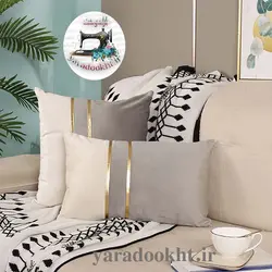 کوسن مخمل نواردوزی - یارا دوخت