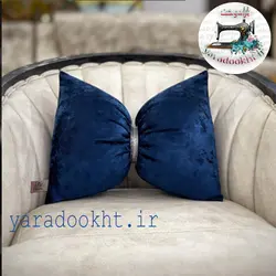 کوسن مخمل پتینه مجموعه 3 عددی - یارا دوخت