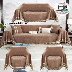 شال مبل مخمل مجموعه کامل ست مبل 7 نفره - یارا دوخت