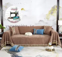 شال مبل مخمل مجموعه کامل ست مبل 7 نفره - یارا دوخت