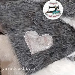 کوسن مدل قلبی کد M7 مجموعه 7 عددی به همراه شال مبل - یارا دوخت