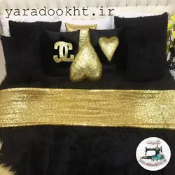 سرویس رو تختی خز مجموعه 11 عددی - یارا دوخت