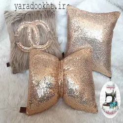 کوسن پولکی پاپیون مجموعه 3 عددی - یارا دوخت