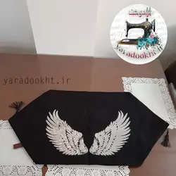 رومیزی مخمل بال فرشته - یارا دوخت