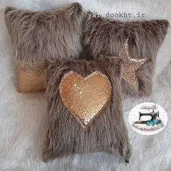 کوسن مدل نیمه و ستاره کد STR33 مجموعه 3 عددی - یارا دوخت
