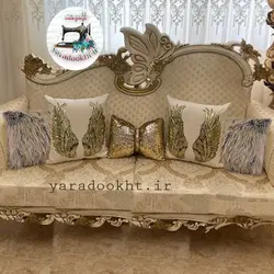 کوسن بال فرشته و پاپیون پولکی مجموعه 5 عددی - یارا دوخت