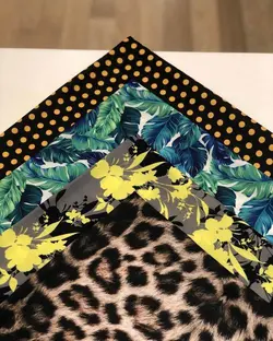 پارچه کرپ حریر مدل P93 - شیک باشیم