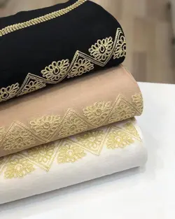 پارچه کرسپو خامه دوزی مدل P68 - شیک باشیم