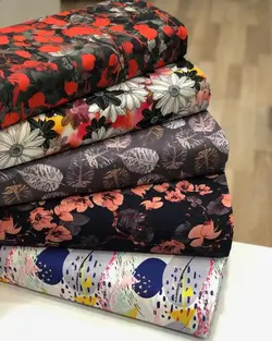 پارچه کرپ حریر مدل P35 - شیک باشیم