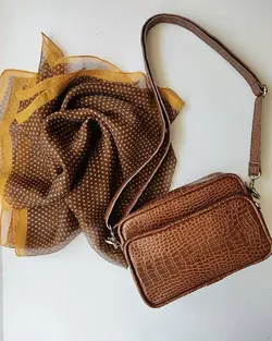 کیف رودوشی دو زیپه زنانه مدل K7 - شیک باشیم