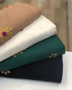 پارچه فیگارو گلدوزی مدل P44 - شیک باشیم