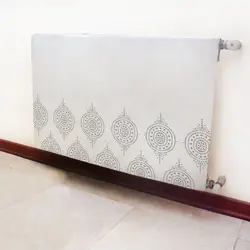 کاور شوفاژ ساده پارچه ای پذیرایی طرح ماندالا