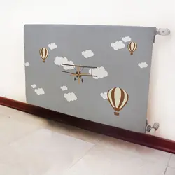 روکش رادیاتور کودکانه طوسی هواپیما ملخی