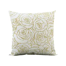 کوسن کلاسیک فلورا طلایی