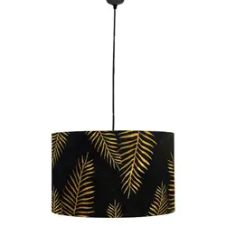 لوستر مدرن برگ طلایی