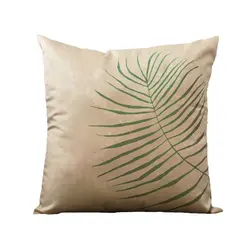 کاور کوسن سایز بزرگ برگ سبز