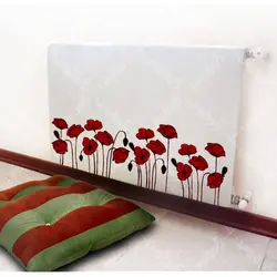 کاور شوفاژ مدرن شقایق سفید
