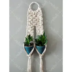 آویز گلدان دوقلو