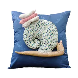 کوسن عروسک حلزون آبی